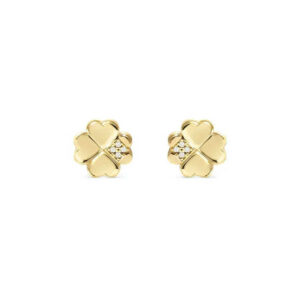 PETIT SPARKLE Orecchini Quadrifoglio Oro
