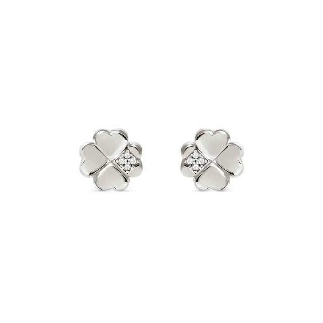 PETIT SPARKLE Orecchini Quadrifoglio