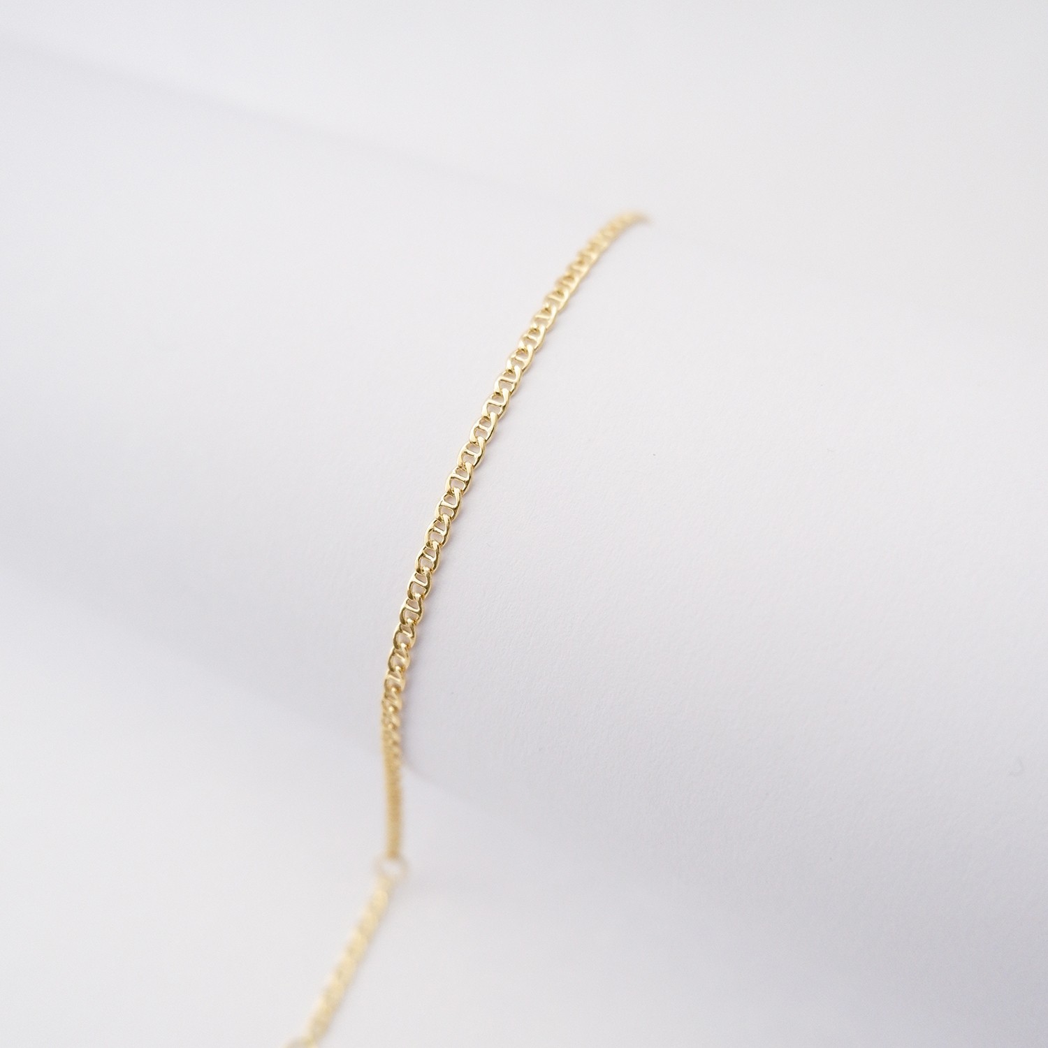 Bracciale Bimbo Catena con barretta centrale in oro 18kt