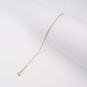 Bracciale Uomo Catena piccola 3+1 in oro 18kt