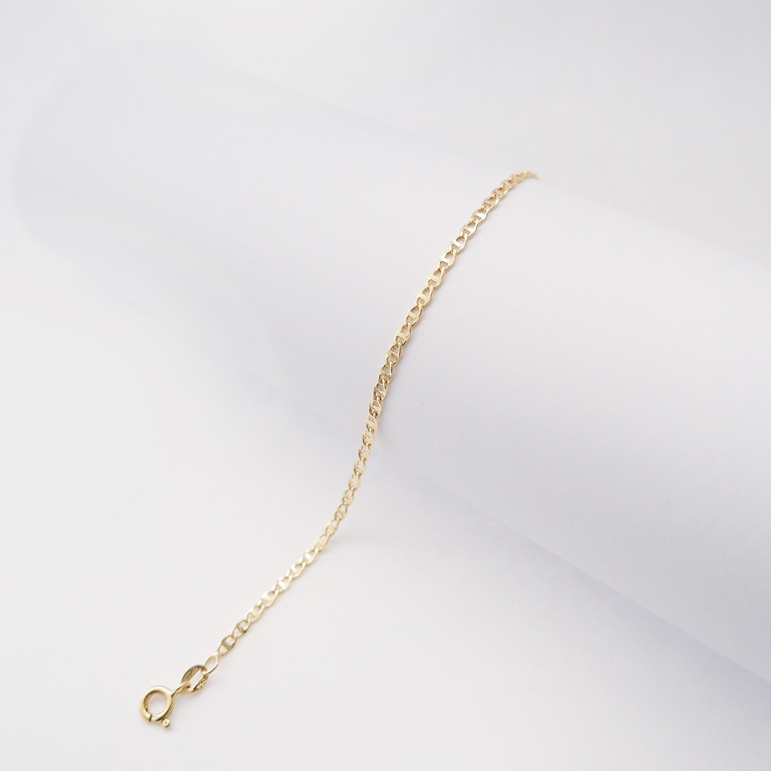 Bracciale Uomo Catena piccola in oro 18kt