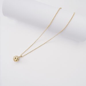 Collana Chiama Angeli Stelle in Argento925 dorato e Zirconi