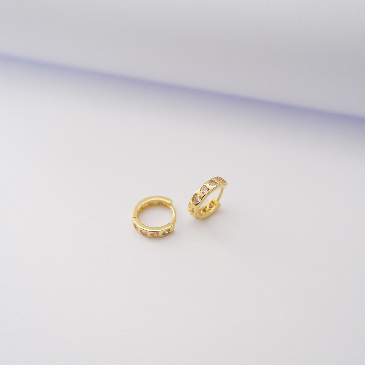 Hoops Mini Heart Pink