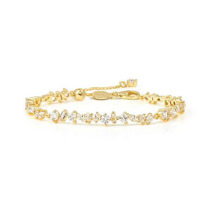 COLOUR WAVE Bracciale Tennis Pietre Oro