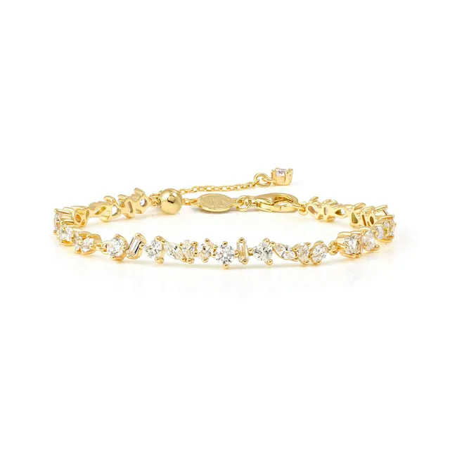 COLOUR WAVE Bracciale Tennis Pietre Oro