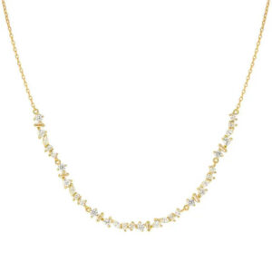 COLOUR WAVE Collana Tennis Pietre Oro