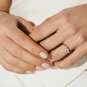 MY REBEL ART Anello Oro con Zircone