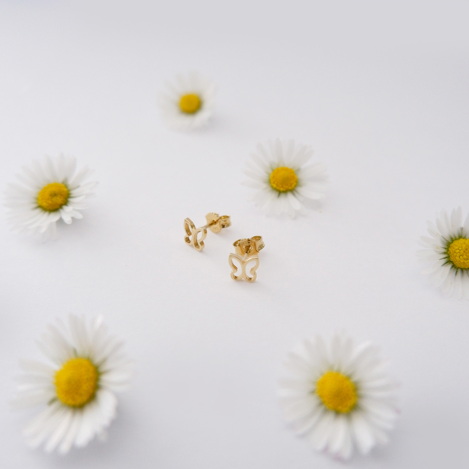 Orecchini Farfalle in oro 18kt