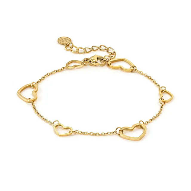 RITMATIKA Bracciale Cuori Oro