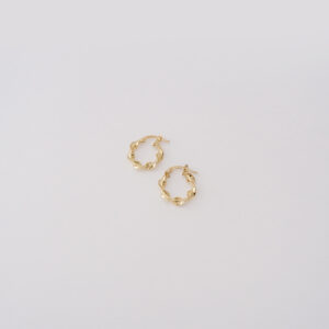 Orecchini a cerchio in oro 18kt – Piccolo Torchon