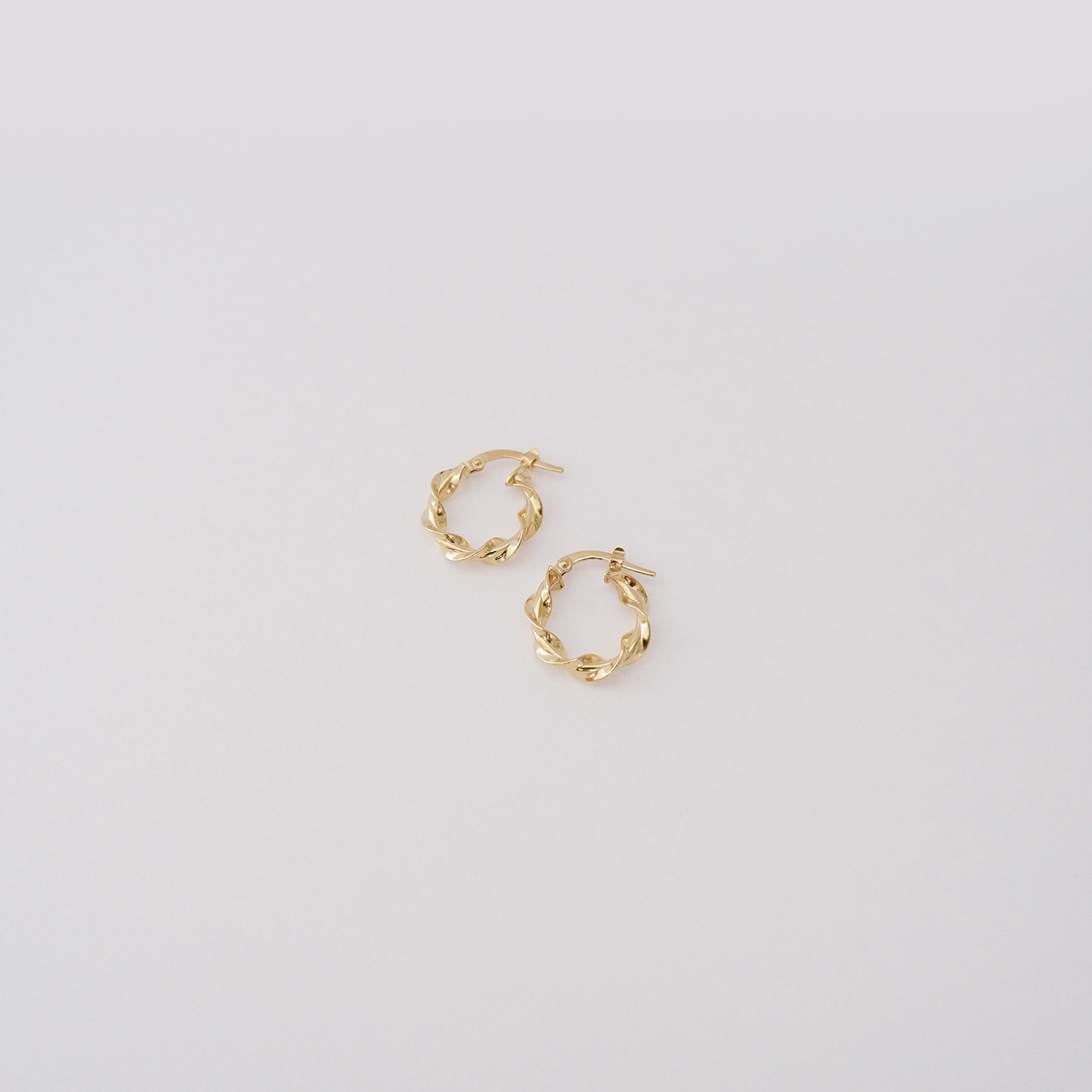 Orecchini a cerchio in oro 18kt – Piccolo Torchon