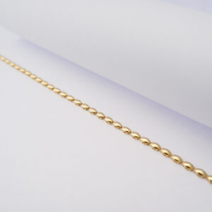 Bracciale Chicco di Riso in oro giallo 18kt