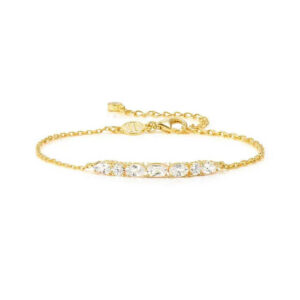 COLOUR WAVE Bracciale con Zirconi Oro