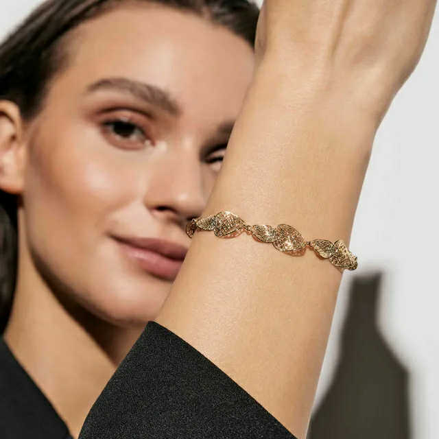 LEAF OF LIGHT Bracciale Oro