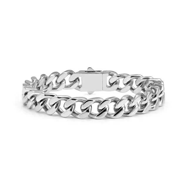 BOLD STEEL Bracciale Catena Grande