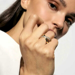 SIREN DREAM Anello con Zirconi Oro