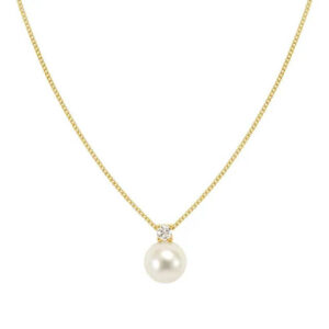 SIREN DREAM Collana Perla e Zircone Oro