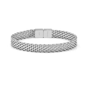 WEAR&STYLE Bracciale Maglia Piatta